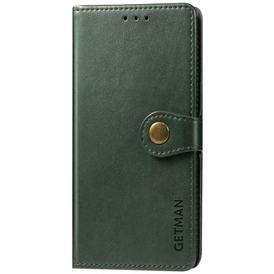 Кожаный чехол книжка GETMAN Gallant (PU) для Xiaomi Mi Note 10 Lite Зеленый Кожаный чехол книжка GETMAN Gallant (PU) для Xiaomi Mi Note 10 Lite Зеленый