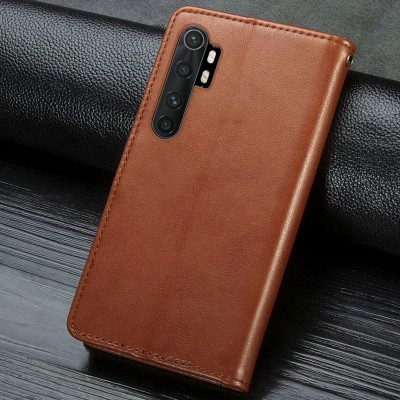 Кожаный чехол книжка GETMAN Gallant (PU) для Xiaomi Mi Note 10 Lite Коричневый Кожаный чехол книжка GETMAN Gallant (PU) для Xiaomi Mi Note 10 Lite Коричневый