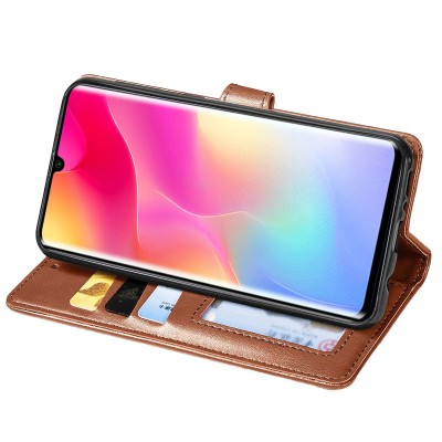 Кожаный чехол книжка GETMAN Gallant (PU) для Xiaomi Mi Note 10 Lite Коричневый Кожаный чехол книжка GETMAN Gallant (PU) для Xiaomi Mi Note 10 Lite Коричневый
