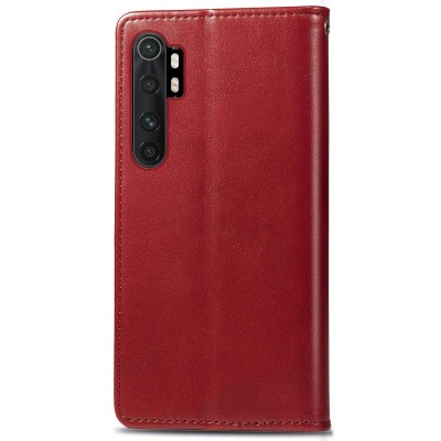 Кожаный чехол книжка GETMAN Gallant (PU) для Xiaomi Mi Note 10 Lite Красный Кожаный чехол книжка GETMAN Gallant (PU) для Xiaomi Mi Note 10 Lite Красный