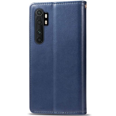 Кожаный чехол книжка GETMAN Gallant (PU) для Xiaomi Mi Note 10 Lite Синий Кожаный чехол книжка GETMAN Gallant (PU) для Xiaomi Mi Note 10 Lite Синий