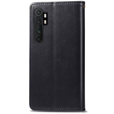 Кожаный чехол книжка GETMAN Gallant (PU) для Xiaomi Mi Note 10 Lite Черный Кожаный чехол книжка GETMAN Gallant (PU) для Xiaomi Mi Note 10 Lite Черный
