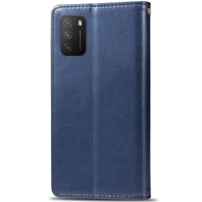 Кожаный чехол книжка GETMAN Gallant (PU) для Xiaomi Poco M3 Синий Кожаный чехол книжка GETMAN Gallant (PU) для Xiaomi Poco M3 Синий