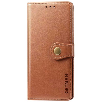 Кожаный чехол книжка GETMAN Gallant (PU) для Xiaomi Redmi Note 5 Pro / Note 5 (AI Dual Camera) Коричневый Кожаный чехол книжка GETMAN Gallant (PU) для Xiaomi Redmi Note 5 Pro / Note 5 (AI Dual Camera) Коричневый