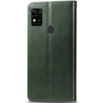 Кожаный чехол книжка GETMAN Gallant (PU) для ZTE Blade A31 Зеленый Кожаный чехол книжка GETMAN Gallant (PU) для ZTE Blade A31 Зеленый