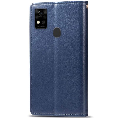Кожаный чехол книжка GETMAN Gallant (PU) для ZTE Blade A31 Синий Кожаный чехол книжка GETMAN Gallant (PU) для ZTE Blade A31 Синий
