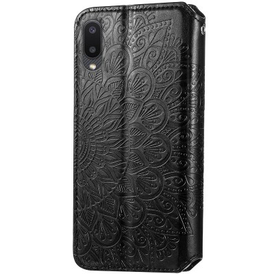 Кожаный чехол книжка GETMAN Mandala (PU) для Samsung Galaxy A02 Черный Кожаный чехол книжка GETMAN Mandala (PU) для Samsung Galaxy A02 Черный