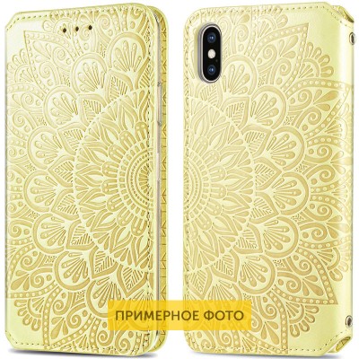 Кожаный чехол книжка GETMAN Mandala (PU) для Samsung Galaxy A50 (A505F) / A50s / A30s Желтый Кожаный чехол книжка GETMAN Mandala (PU) для Samsung Galaxy A50 (A505F) / A50s / A30s Желтый