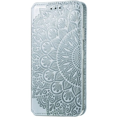 Кожаный чехол книжка GETMAN Mandala (PU) для Samsung Galaxy A51 Серый Кожаный чехол книжка GETMAN Mandala (PU) для Samsung Galaxy A51 Серый