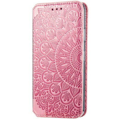 Кожаный чехол книжка GETMAN Mandala (PU) для Samsung Galaxy A72 4G / A72 5G Розовый Кожаный чехол книжка GETMAN Mandala (PU) для Samsung Galaxy A72 4G / A72 5G Розовый