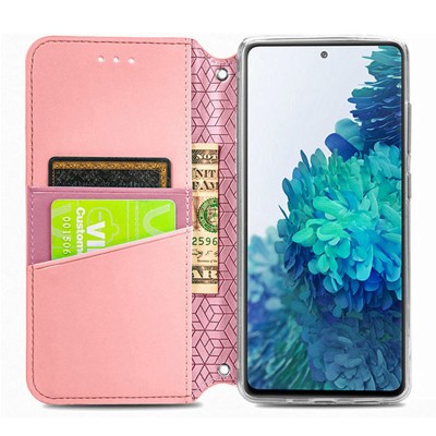 Кожаный чехол книжка GETMAN Mandala (PU) для Samsung Galaxy A72 4G / A72 5G Розовый Кожаный чехол книжка GETMAN Mandala (PU) для Samsung Galaxy A72 4G / A72 5G Розовый