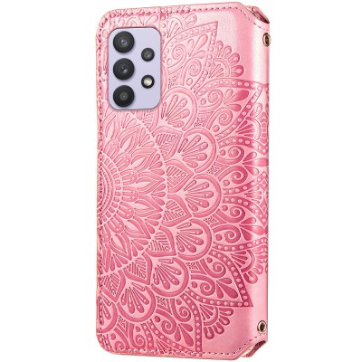 Кожаный чехол книжка GETMAN Mandala (PU) для Samsung Galaxy A72 4G / A72 5G Розовый Кожаный чехол книжка GETMAN Mandala (PU) для Samsung Galaxy A72 4G / A72 5G Розовый