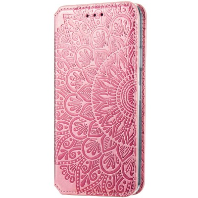 Кожаный чехол книжка GETMAN Mandala (PU) для Samsung Galaxy M51 Розовый Кожаный чехол книжка GETMAN Mandala (PU) для Samsung Galaxy M51 Розовый