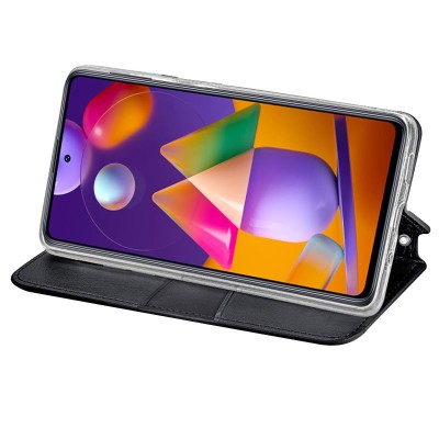 Кожаный чехол книжка GETMAN Mandala (PU) для Samsung Galaxy M51 Черный Кожаный чехол книжка GETMAN Mandala (PU) для Samsung Galaxy M51 Черный
