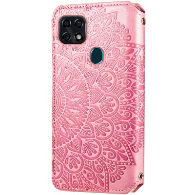 Кожаный чехол книжка GETMAN Mandala (PU) для ZTE Blade 20 Smart Розовый Кожаный чехол книжка GETMAN Mandala (PU) для ZTE Blade 20 Smart Розовый