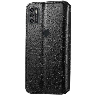 Кожаный чехол книжка GETMAN Mandala (PU) для ZTE Blade A7s (2020) Черный Кожаный чехол книжка GETMAN Mandala (PU) для ZTE Blade A7s (2020) Черный