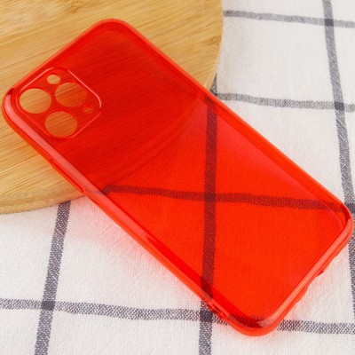 Матовый полупрозрачный TPU чехол с защитой камеры для Apple iPhone 11 Pro Max (6.5") Красный / Red Матовый полупрозрачный TPU чехол с защитой камеры для Apple iPhone 11 Pro Max (6.5") Красный / Red