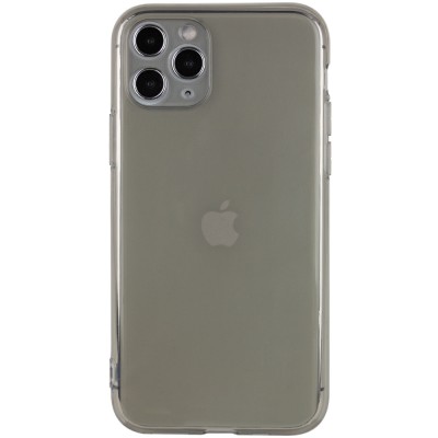 Матовый полупрозрачный TPU чехол с защитой камеры для Apple iPhone 11 Pro Max (6.5") Черный / Black Матовый полупрозрачный TPU чехол с защитой камеры для Apple iPhone 11 Pro Max (6.5") Черный / Black