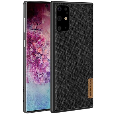 Накладка G-Case Textiles Dark series для Samsung Galaxy S20+ Черный Накладка G-Case Textiles Dark series для Samsung Galaxy S20+ Черный