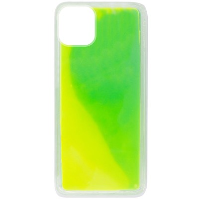 Неоновый чехол Neon Sand glow in the dark для Apple iPhone 12 Pro / 12 (6.1") Зеленый