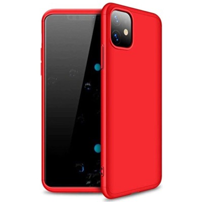 Пластиковая накладка GKK LikGus 360 градусов (opp) для Apple iPhone 11 (6.1") Красный Пластиковая накладка GKK LikGus 360 градусов (opp) для Apple iPhone 11 (6.1") Красный