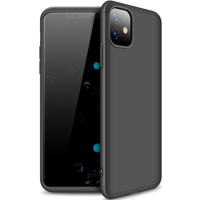 Пластиковая накладка GKK LikGus 360 градусов (opp) для Apple iPhone 11 (6.1") Черный Пластиковая накладка GKK LikGus 360 градусов (opp) для Apple iPhone 11 (6.1") Черный