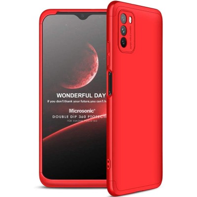 Пластиковая накладка GKK LikGus 360 градусов (opp) для Xiaomi Poco M3 Красный Пластиковая накладка GKK LikGus 360 градусов (opp) для Xiaomi Poco M3 Красный