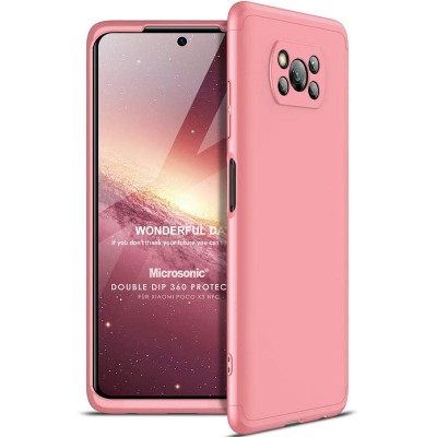 Пластиковая накладка GKK LikGus 360 градусов (opp) для Xiaomi Poco X3 NFC / Poco X3 Pro Розовый / Rose Gold Пластиковая накладка GKK LikGus 360 градусов (opp) для Xiaomi Poco X3 NFC / Poco X3 Pro Розовый / Rose Gold
