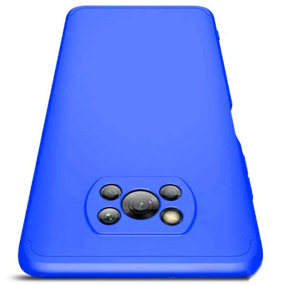 Пластиковая накладка GKK LikGus 360 градусов (opp) для Xiaomi Poco X3 NFC / Poco X3 Pro Синий Пластиковая накладка GKK LikGus 360 градусов (opp) для Xiaomi Poco X3 NFC / Poco X3 Pro Синий