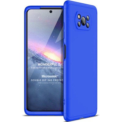 Пластиковая накладка GKK LikGus 360 градусов (opp) для Xiaomi Poco X3 NFC / Poco X3 Pro Синий Пластиковая накладка GKK LikGus 360 градусов (opp) для Xiaomi Poco X3 NFC / Poco X3 Pro Синий