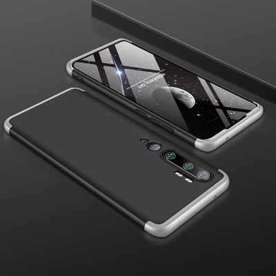 Пластиковая накладка GKK LikGus 360 градусов для Xiaomi Mi Note 10 / Note 10 Pro / Mi CC9 Pro Черный / Серебряный Пластиковая накладка GKK LikGus 360 градусов для Xiaomi Mi Note 10 / Note 10 Pro / Mi CC9 Pro Черный / Серебряный