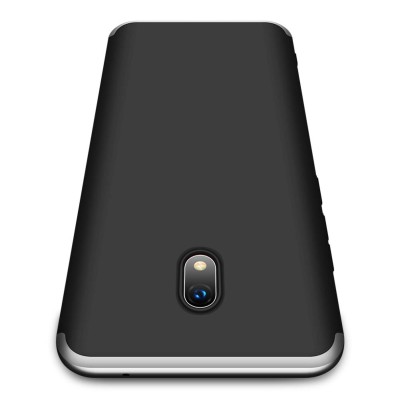 Пластиковая накладка GKK LikGus 360 градусов для Xiaomi Redmi 8A Черный / Серебряный Пластиковая накладка GKK LikGus 360 градусов для Xiaomi Redmi 8A Черный / Серебряный