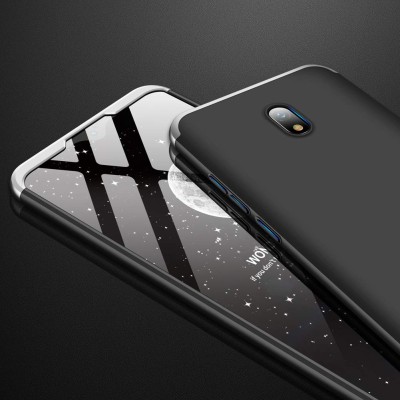 Пластиковая накладка GKK LikGus 360 градусов для Xiaomi Redmi 8A Черный / Серебряный Пластиковая накладка GKK LikGus 360 градусов для Xiaomi Redmi 8A Черный / Серебряный
