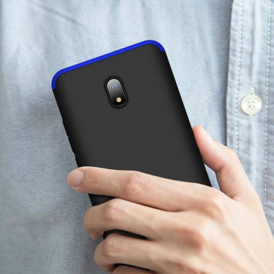 Пластиковая накладка GKK LikGus 360 градусов для Xiaomi Redmi 8A Черный / Синий Пластиковая накладка GKK LikGus 360 градусов для Xiaomi Redmi 8A Черный / Синий
