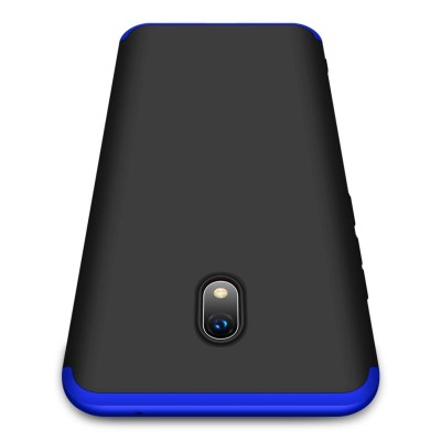Пластиковая накладка GKK LikGus 360 градусов для Xiaomi Redmi 8A Черный / Синий Пластиковая накладка GKK LikGus 360 градусов для Xiaomi Redmi 8A Черный / Синий