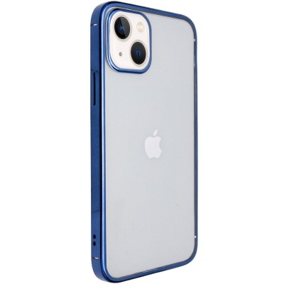 Прозрачный силиконовый чехол глянцевая окантовка Full Camera для Apple iPhone 13 mini (5.4") Синий Прозрачный силиконовый чехол глянцевая окантовка Full Camera для Apple iPhone 13 mini (5.4") Синий