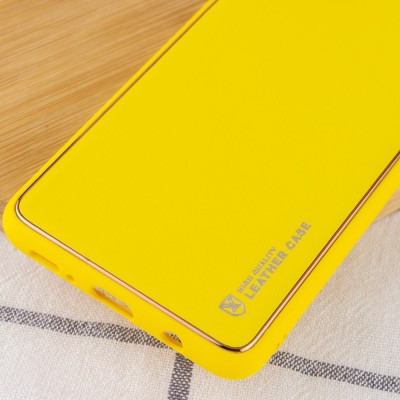 Кожаный чехол Xshield для Xiaomi Redmi Note 11 (Global) / Note 11S Желтый / Yellow - 1 Кожаный чехол Xshield для Xiaomi Redmi Note 11 (Global) / Note 11S Желтый / Yellow - 1
