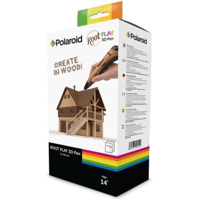 Ручка 3D Polaroid ROOT PLAY, WOOD filament 3x15g (3*5m) (PL-2002-00)