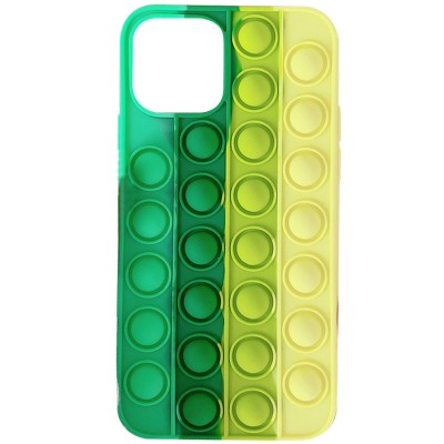 Силиконовый 3D чехол-антистресс Pop it Bubble для Apple iPhone 11 (6.1") Spearmint / Yellow Силиконовый 3D чехол-антистресс Pop it Bubble для Apple iPhone 11 (6.1") Spearmint / Yellow