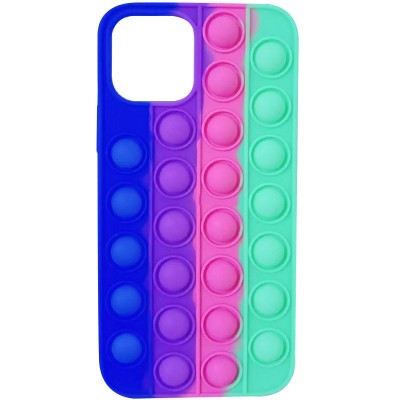 Силиконовый 3D чехол-антистресс Pop it Bubble для Apple iPhone 11 (6.1") Ultra Violet / Spearmint Силиконовый 3D чехол-антистресс Pop it Bubble для Apple iPhone 11 (6.1") Ultra Violet / Spearmint