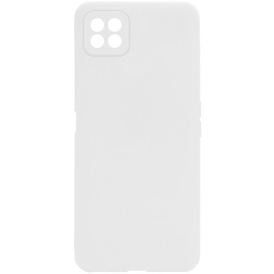 Силиконовый чехол Candy Full Camera для Oppo A53 5G / A73 5G Белый / White Силиконовый чехол Candy Full Camera для Oppo A53 5G / A73 5G Белый / White