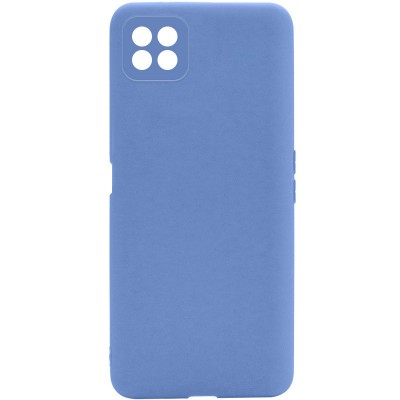 Силиконовый чехол Candy Full Camera для Oppo A53 5G / A73 5G Голубой / Mist blue Силиконовый чехол Candy Full Camera для Oppo A53 5G / A73 5G Голубой / Mist blue