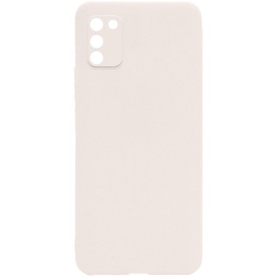 Силиконовый чехол Candy Full Camera для Samsung Galaxy A02s Бежевый / Antigue White Силиконовый чехол Candy Full Camera для Samsung Galaxy A02s Бежевый / Antigue White