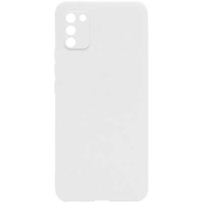 Силиконовый чехол Candy Full Camera для Samsung Galaxy A02s Белый / White Силиконовый чехол Candy Full Camera для Samsung Galaxy A02s Белый / White