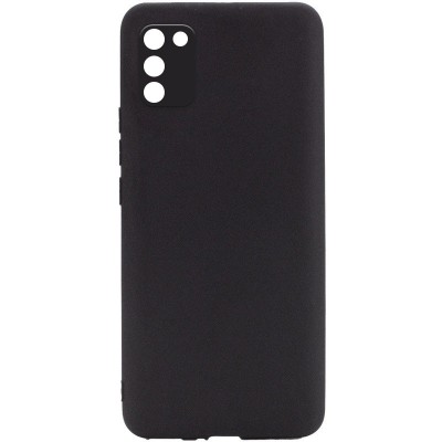 Силиконовый чехол Candy Full Camera для Samsung Galaxy A02s Черный / Black Силиконовый чехол Candy Full Camera для Samsung Galaxy A02s Черный / Black