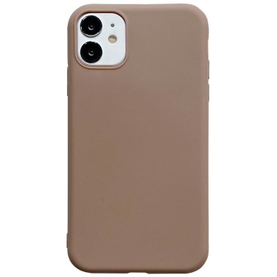 Силиконовый чехол Candy для Apple iPhone 11 (6.1") Коричневый Силиконовый чехол Candy для Apple iPhone 11 (6.1") Коричневый