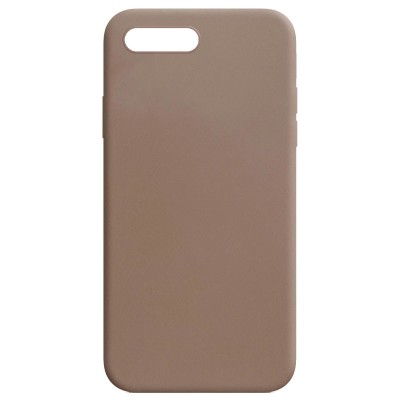 Силиконовый чехол Candy для Apple iPhone 7 plus / 8 plus (5.5") Коричневый