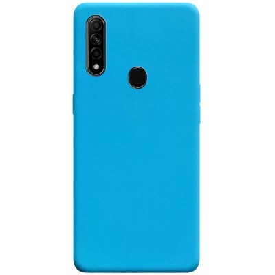 Силиконовый чехол Candy для Oppo A31 / A8 Голубой