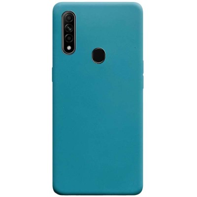Силиконовый чехол Candy для Oppo A31 / A8 Синий / Powder Blue