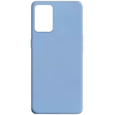 Силиконовый чехол Candy для Oppo A74 4G / F19 Голубой / Lilac Blue Силиконовый чехол Candy для Oppo A74 4G / F19 Голубой / Lilac Blue